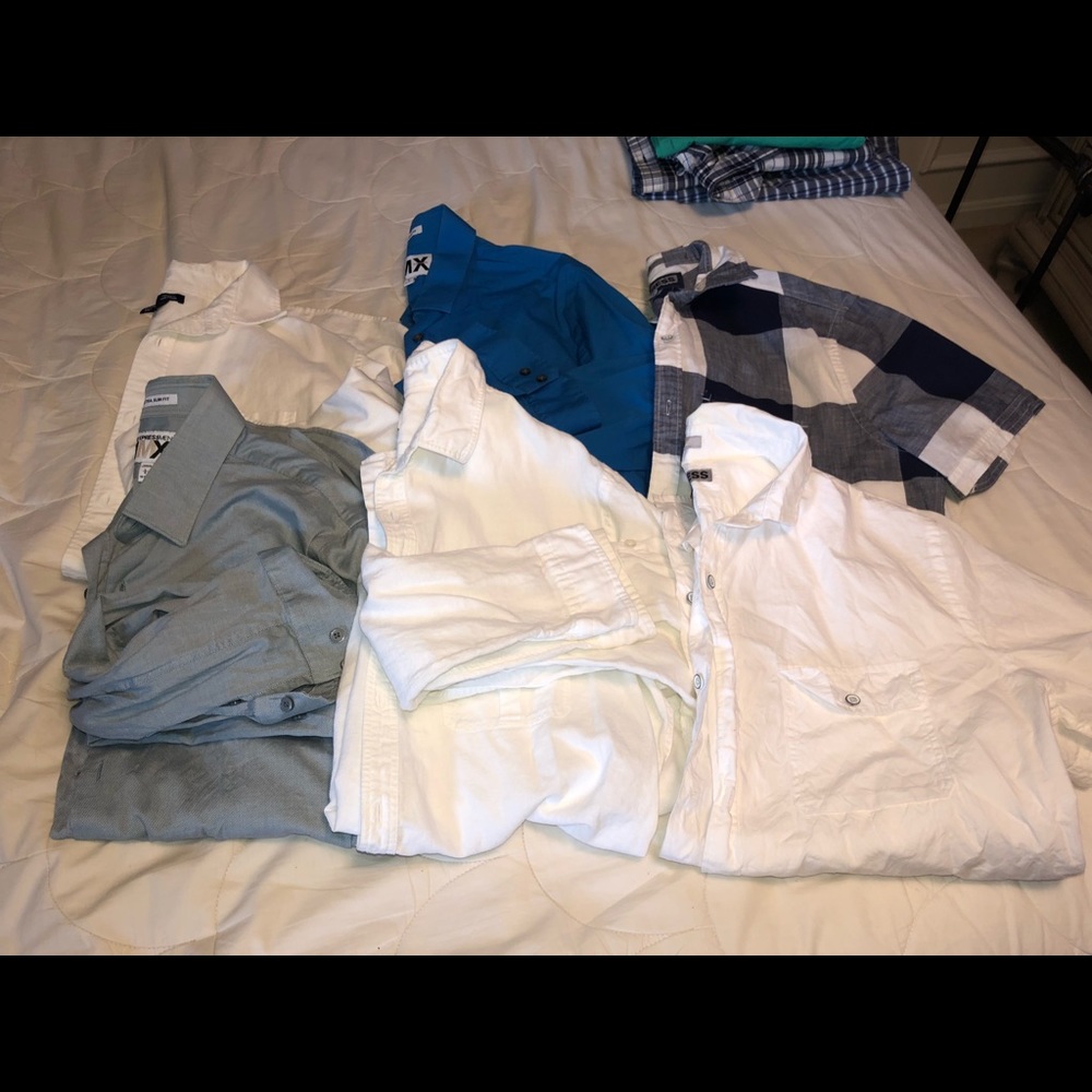 Bundle of men’s dress shirts